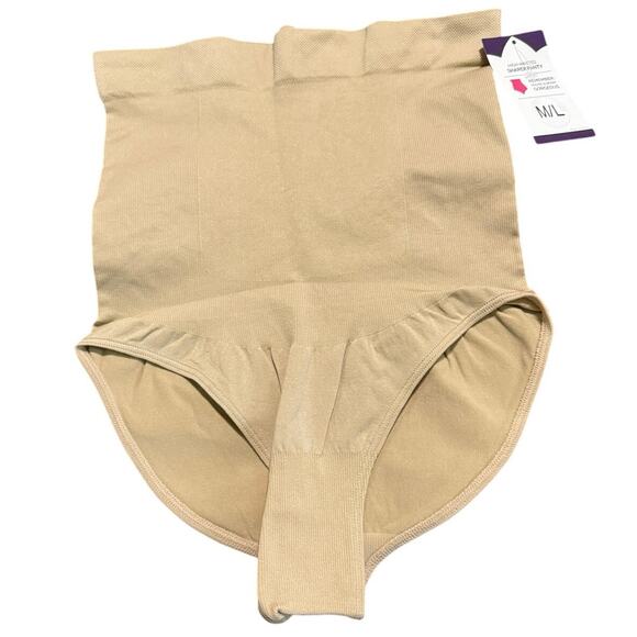 NWT Empetua HIGH-WAISTED SHAPER PANTY Nude‎ Tan Shapewear Stretch Various Sizes - Picture 2 of 9